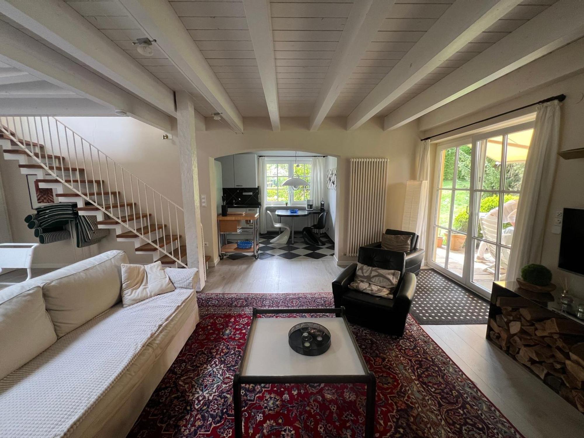 דונאו-אשינגן Maisonette Ferienappartement Mit Garten מראה חיצוני תמונה
